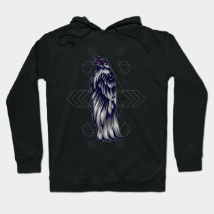 crow skull death Hoodie